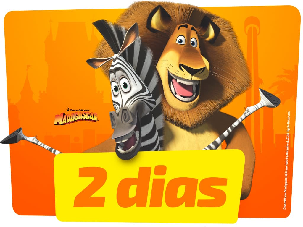 Passaporte de Acesso - 2 Dias - A partir de 02 anos